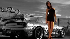 Games woman need for speed low-angle shot girls with cars Need 