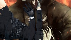 Gaming white hair pistols revolvers fallout anime girls artwork 