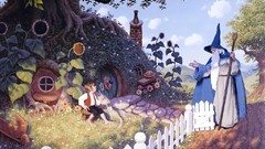 Gandalf the lord of the rings fantasy art Bag End