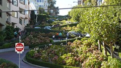 Garden San Francisco architecture buildings streets parking 