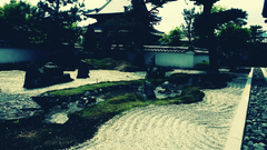 Garden stones Zen pagodas