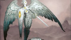 Gargoyle angels platinum magic: the gathering fantasy art 