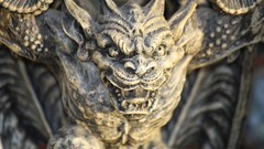 Gargoyle statues grotesque