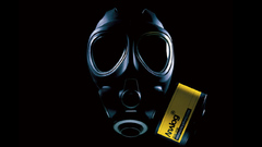 Gas mask abstract