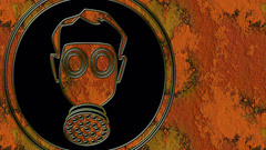 Gas mask orange phon