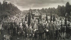 Gas masks monochrome old