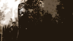 Gasmask diffuse soldier artwork