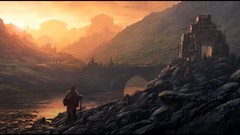Gate artwork fantasy art Andreas Rocha