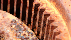 Gears rusted