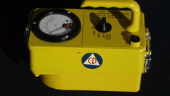 Geiger counter yellow