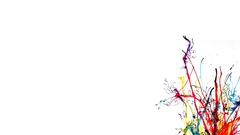 General abstract CMYK splash