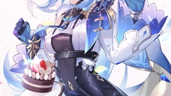 Genshin Impact anime girls Eula(Genshin impact)