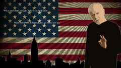 George carlin American Flag
