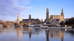 Germany architecture Dresden rivers