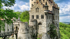 Germany architecture Lichtenstein Castle