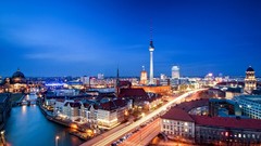 Germany Berlin cities cityscapes TV towers