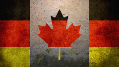 Germany Canada Flags