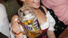 Germany hats ostrich hayden panettiere boobs Oktoberfest beers 