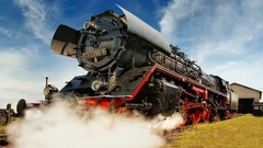 Germany trains steam engine