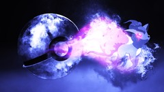 Ghost 3d Pokemon Pokeball fan art digital art video games Vulpix