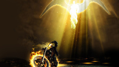 Ghost rider and angel