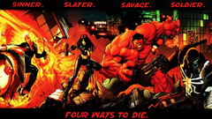 Ghost Rider Venom Red Hulk marvel comics Hulk (comic character) 