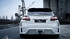 Giant turbo porsche cayenne