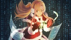 Gifts gloves blondes long hair brown eyes sword art online 