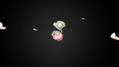 Gir clouds Invader Zim