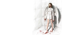 Girl angel horror kiss bloody artwork