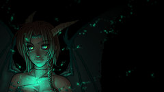 Girl demon walls Succubus sayda