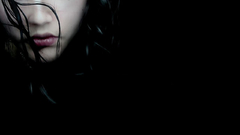 Girl eyes face sweet sad big freakin