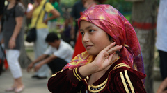 Girl high province Resolution uighur xinjiang