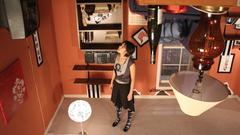 Girl on ceiling couldn