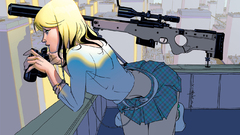 Girl one Anime here Manga The gunslinger have