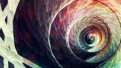 Glass Fractals spiral spirals raw digital art