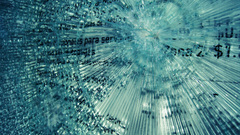Glass shattered broken glass