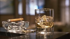 Glass whiskey cigars