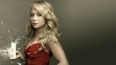 Glass woman dress milk Celebrity Actress hayden panettiere 