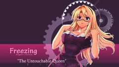 Glasses anime girls meganekko cleavage Freezing (manhwa) 