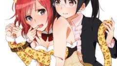 Glasses blush anime girls bondage black hair nekomimi animal 