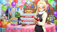 Glasses cakes blondes microsoft anime girls green eyes presents 