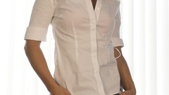 Glasses costume school blondes skirts uniforms window panes red 