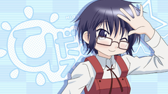 Glasses hidamari sketch meganekko