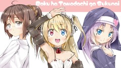 Glasses red eyes blondes anime girls blue eyes brunettes boku 