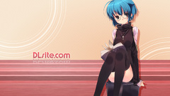 Glasses thigh highs meganekko