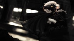 Glasses white hair anime girls League of Legends video games 