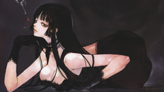 Gloves dress cleavage xxxHolic