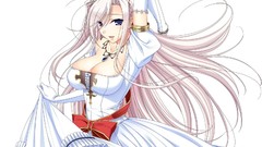 Gloves elbows anime girls princess lover cleavage charlotte