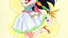 Gloves skirts long hair